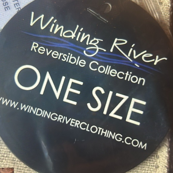 Blue & White Bloom Reversible Wrap - Picture 5 of 5